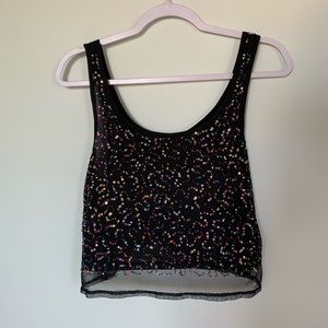 Sparkle crop top